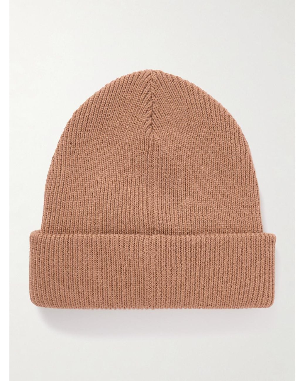 Gucci Natural Horsebit-Detailed Appliquéd Ribbed Wool Beanie