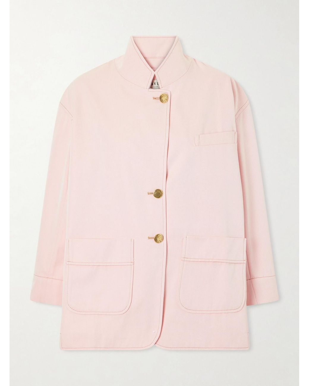 Maison Mayle Pink James Cotton Twill Jacket