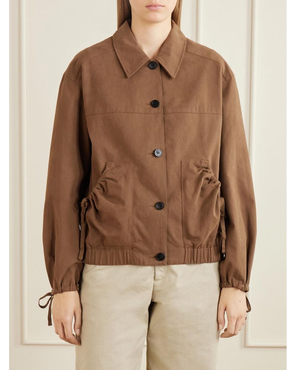 Deiji Studios Brown Organic-Cotton Jacket
