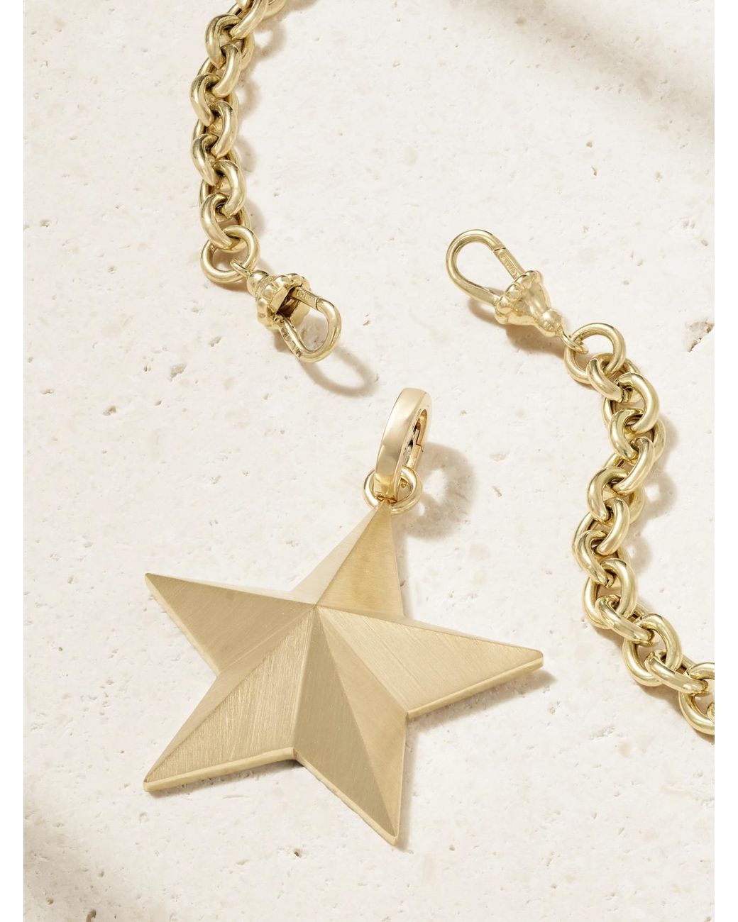 Marie Lichtenberg Natural Jumbo Star 18-Karat Necklace