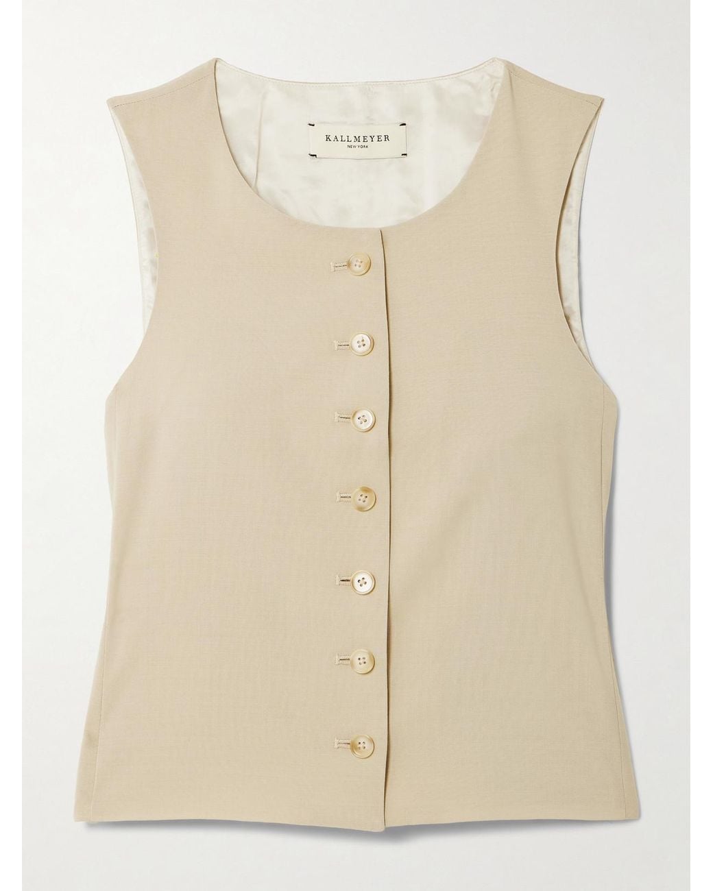 Kallmeyer Natural Emerson Wool-Blend Vest