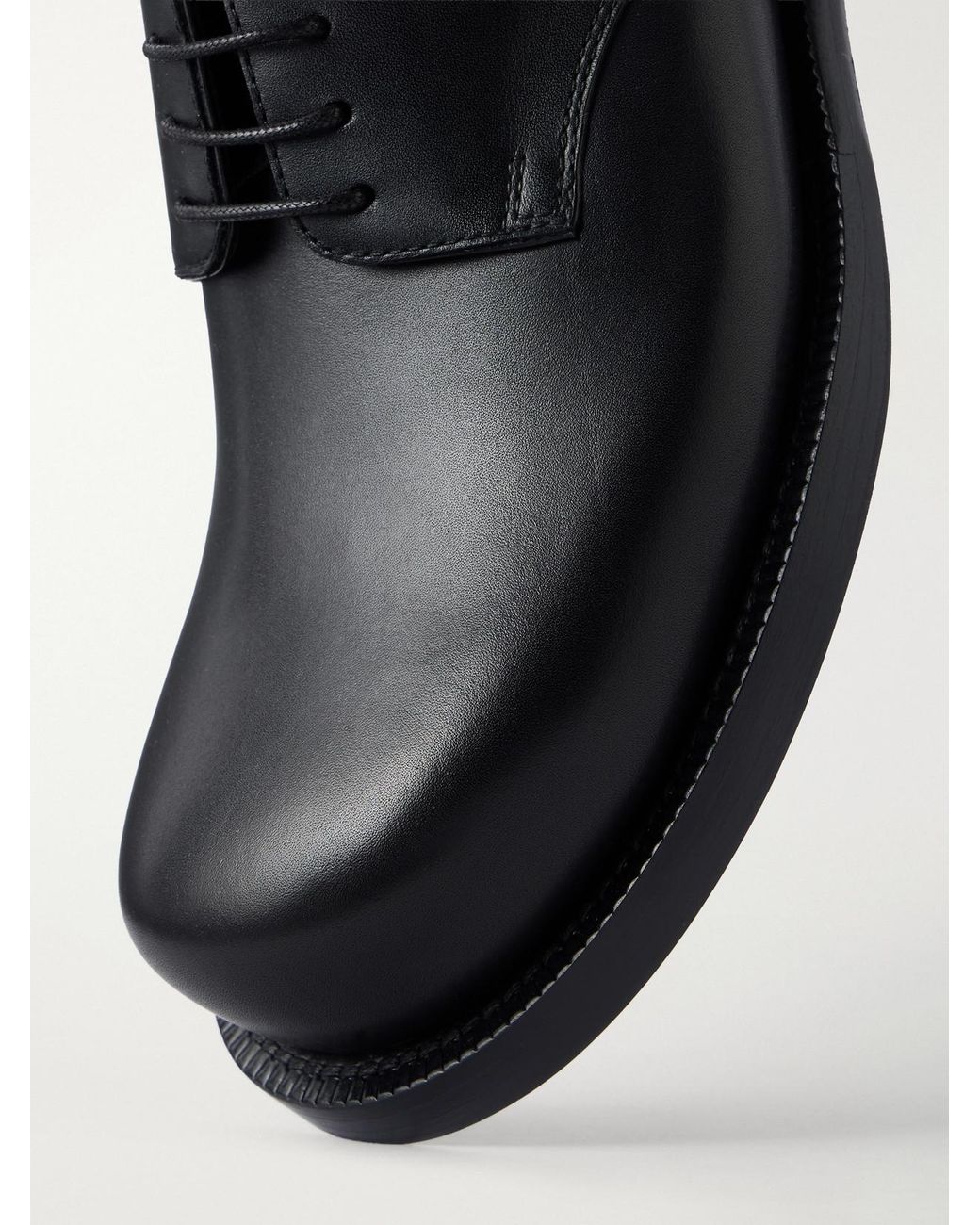 Christen Black Defender Leather Brogues