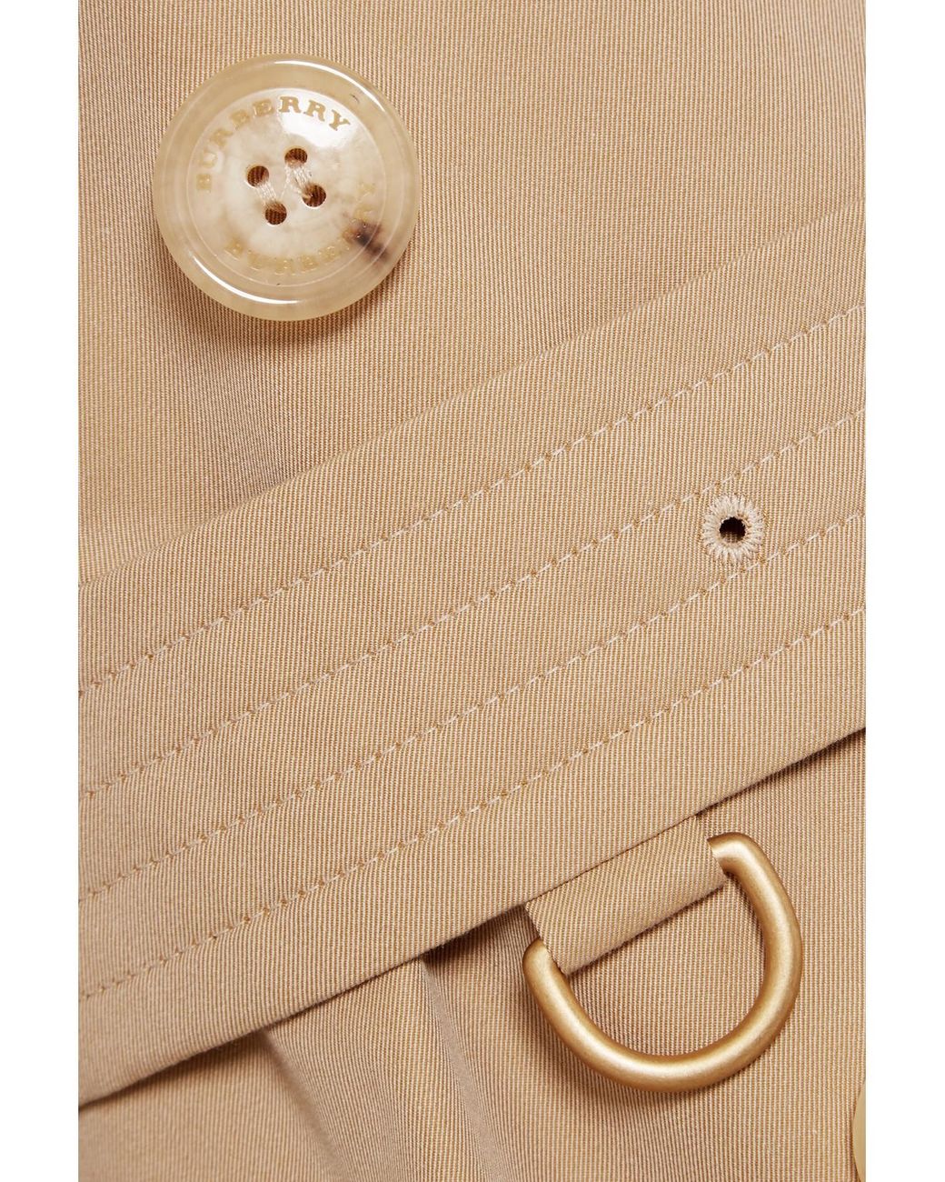 Burberry Natural Kensington Organic Cotton-Gabardine Trench Coat