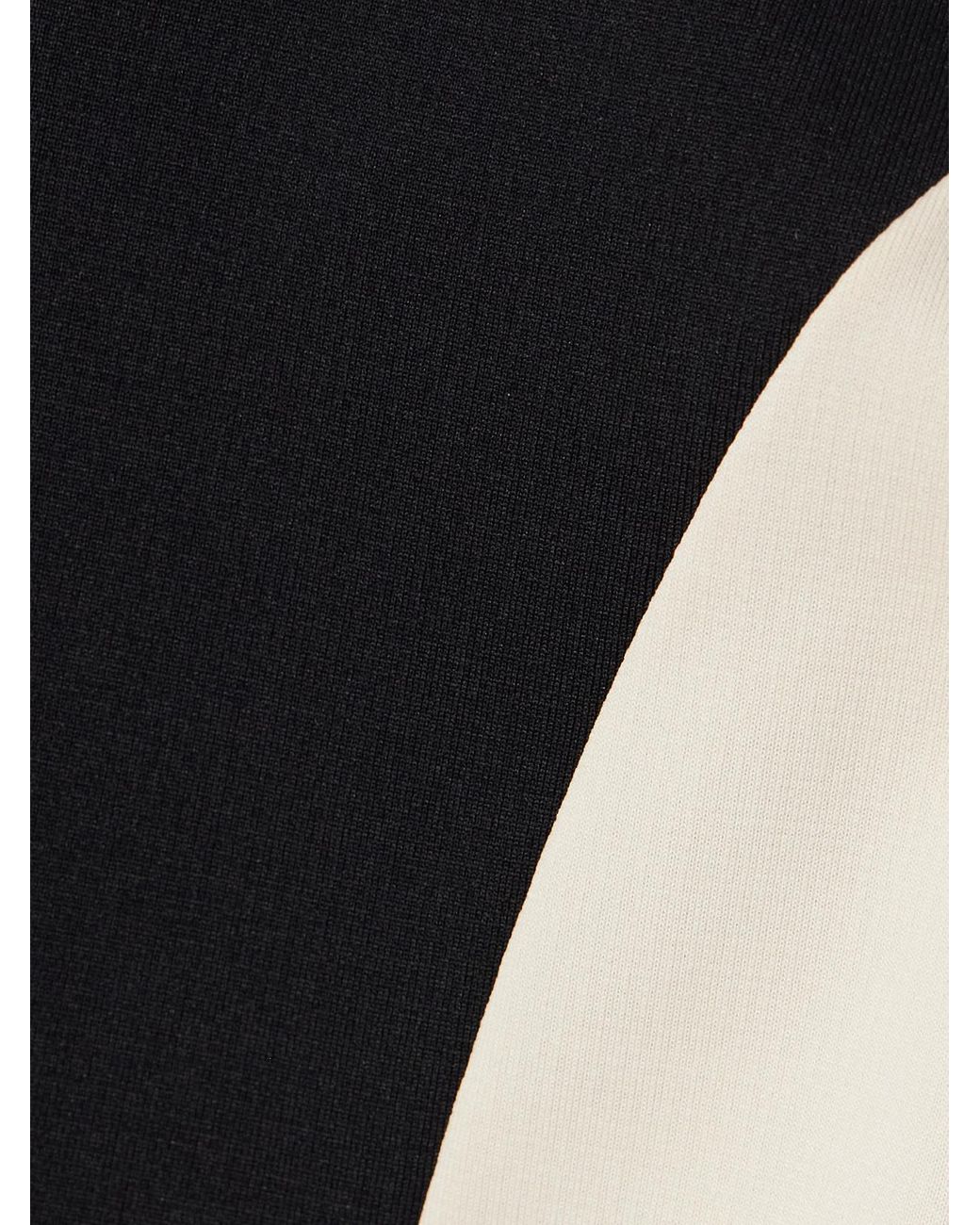 Moncler Black Color-Block Stretch-Jersey Base Layer