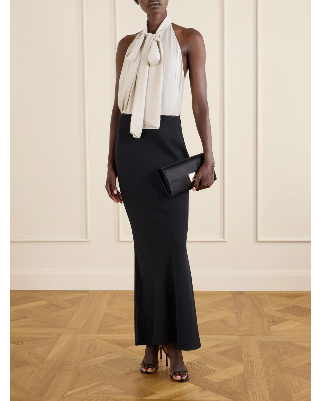 Tom Ford Black Satin Clutch
