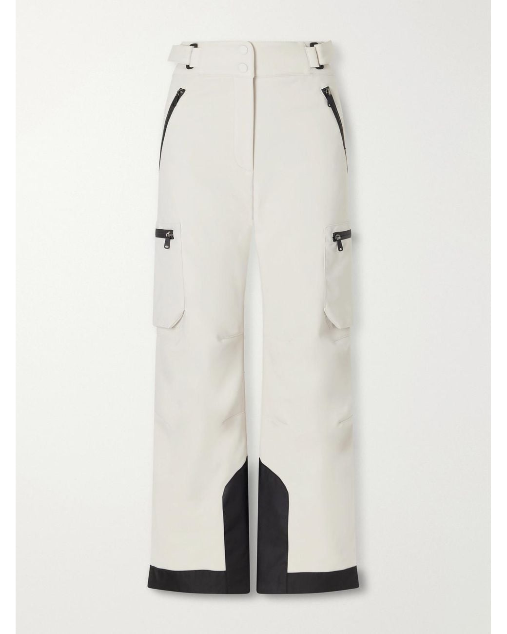 Brunello Cucinelli White Padded Shell Ski Pants