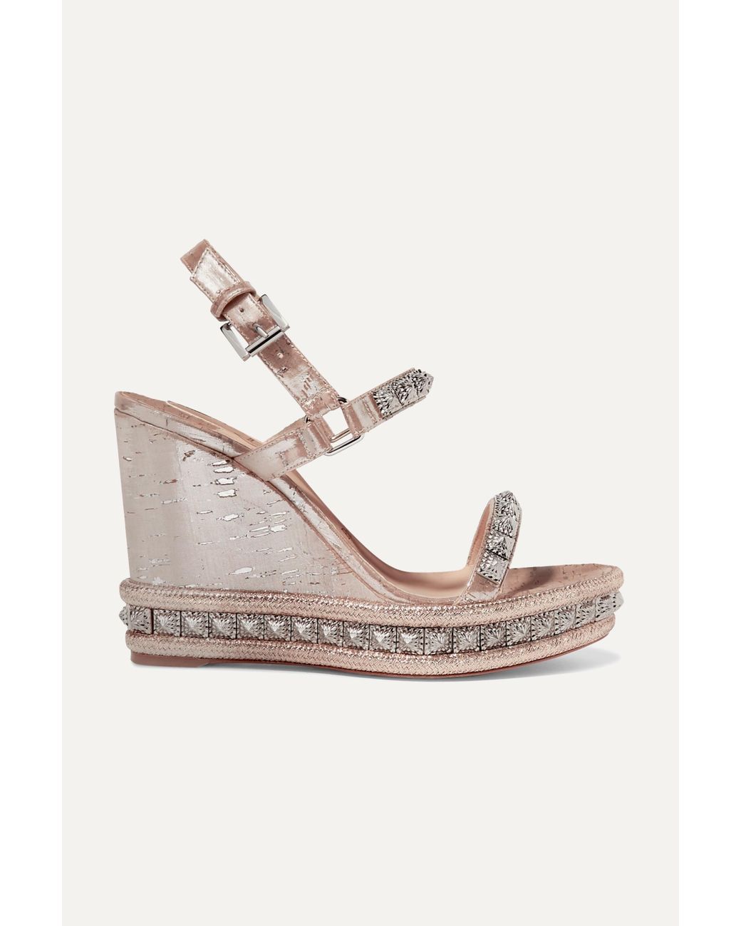 Pyradiams cork wedge sandal sale