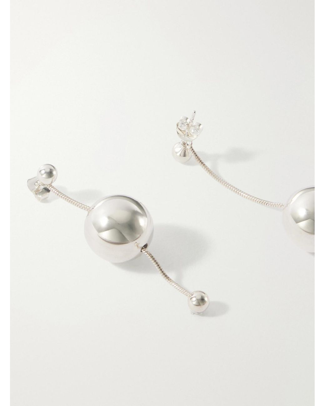 Camille Surault Natural Vada Asymmetric Sterling Earrings
