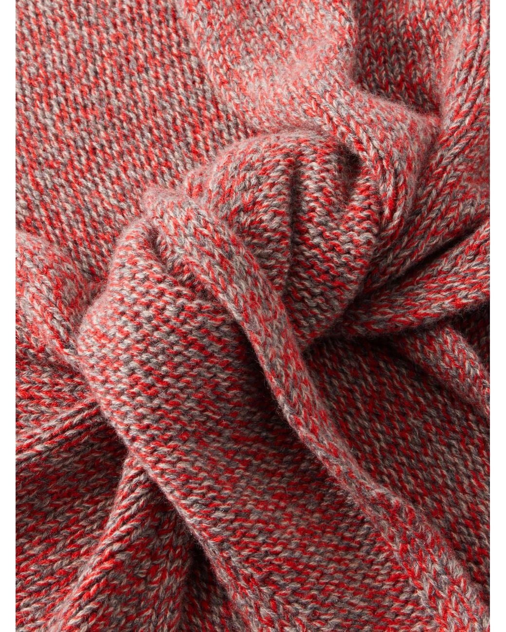 Johnstons Red Keill Triangle Cashmere Scarf