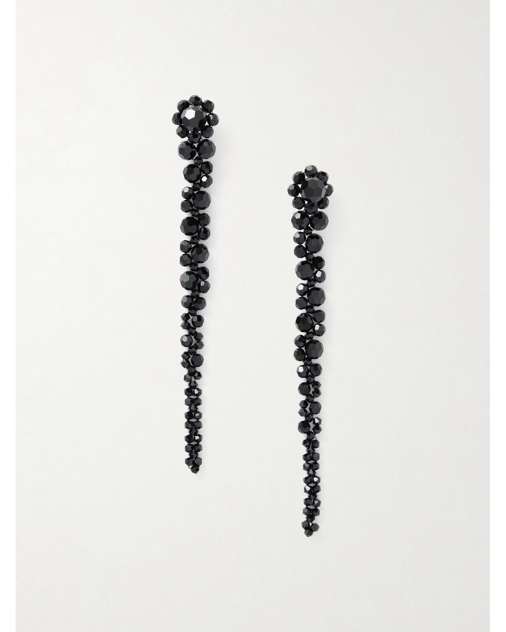 Simone Rocha Natural Drip Ohrringe Mit Kristallen Und Goldfarbenen Details