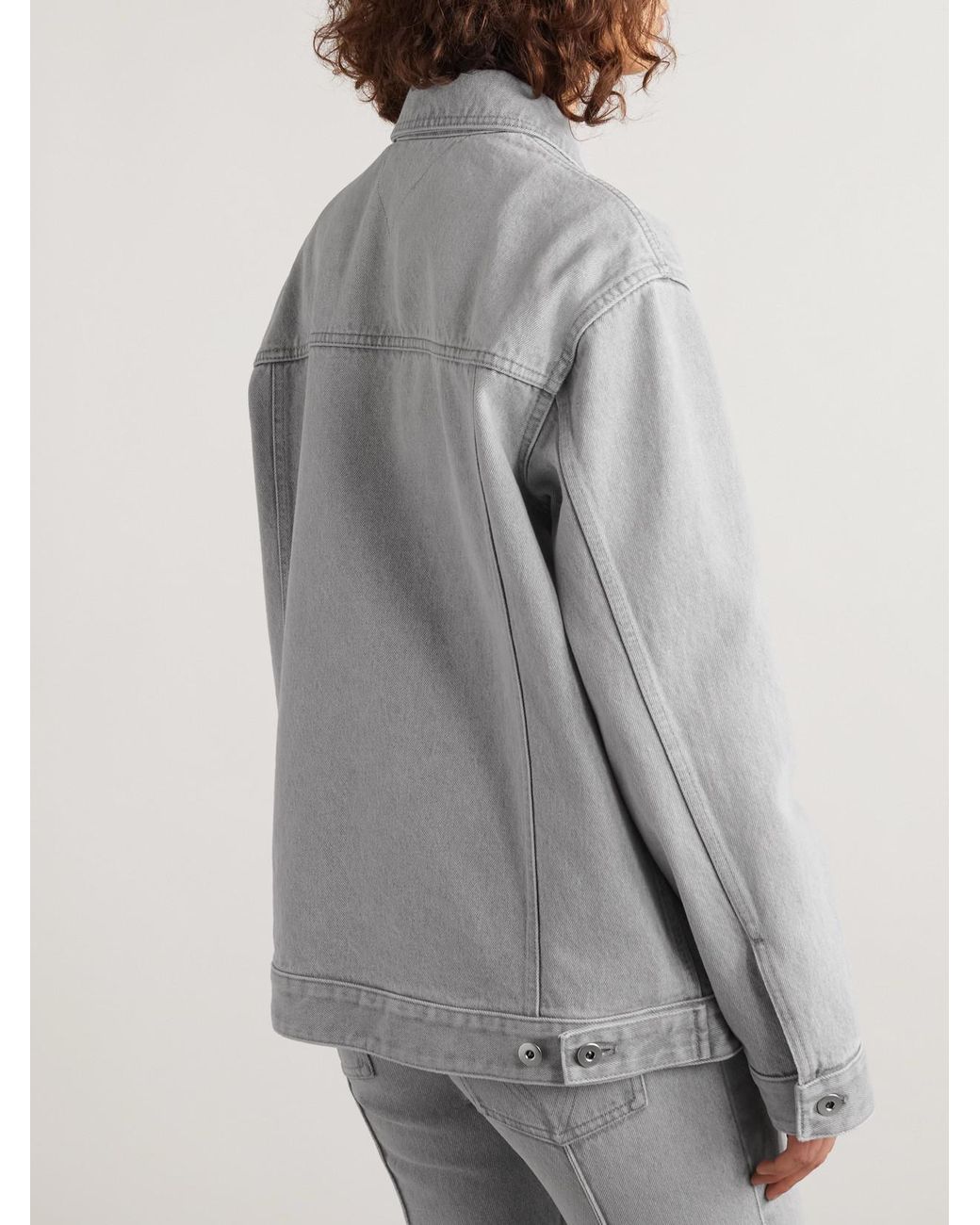 Bottega Veneta Gray Denim Jacket