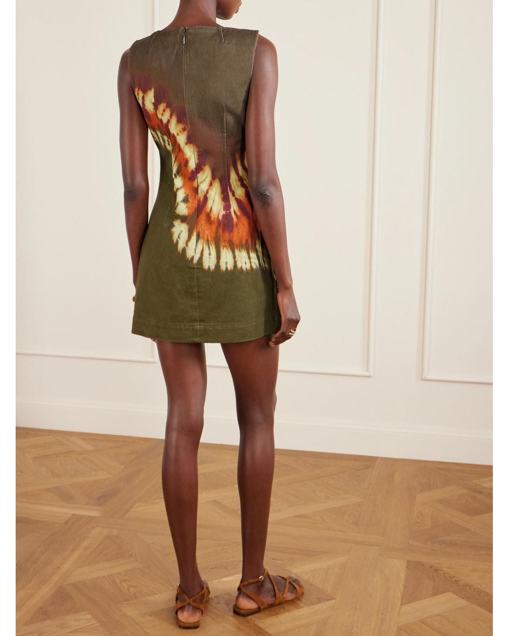 alemais denim mini dress The Alemais Stephi denim mini dress a playful twist with wide sleeves and statement pocket details Shop online + instore now #lynnwoodsstore # alemais