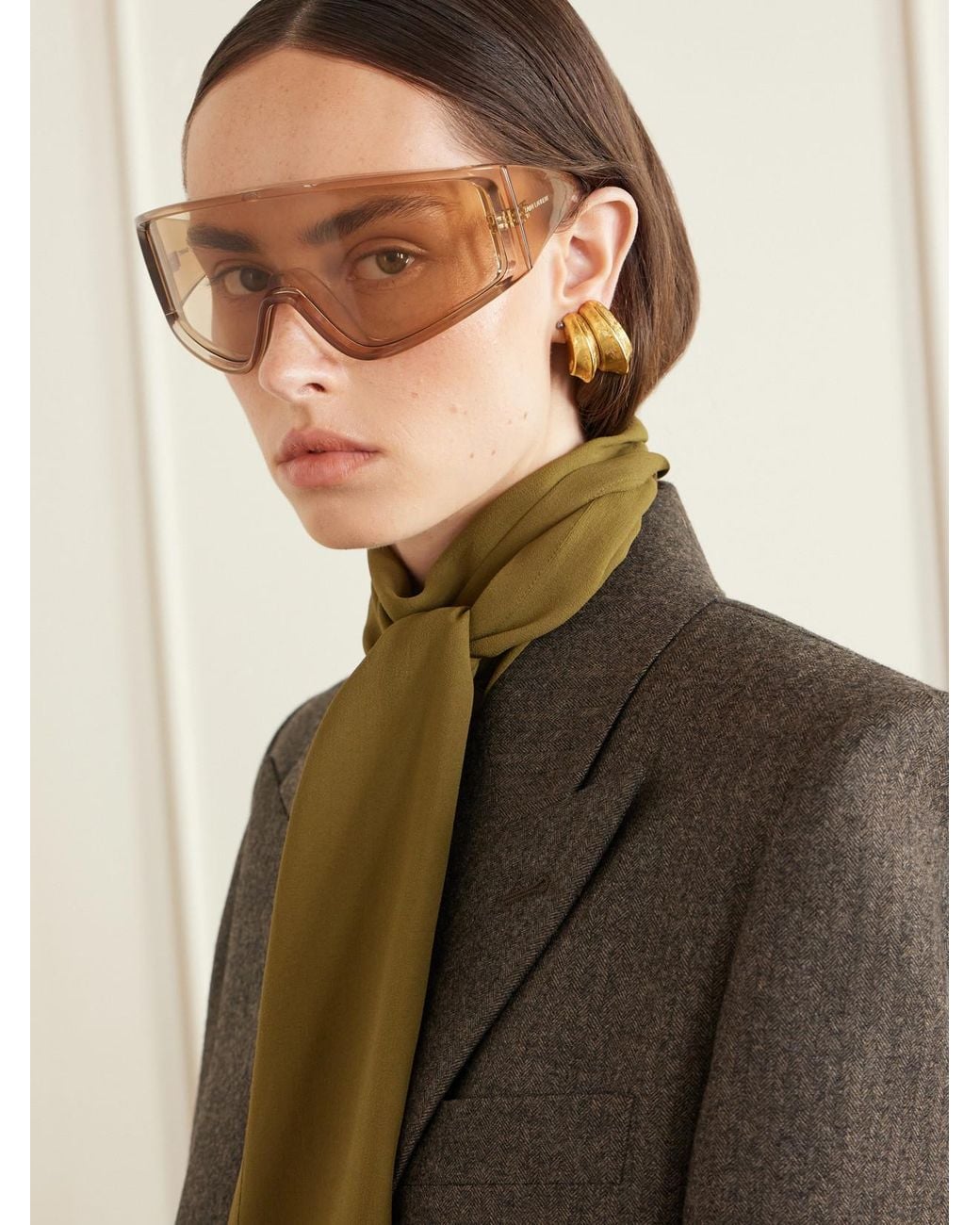 Saint Laurent Natural Sl 969 D-Frame Injected Sunglasses