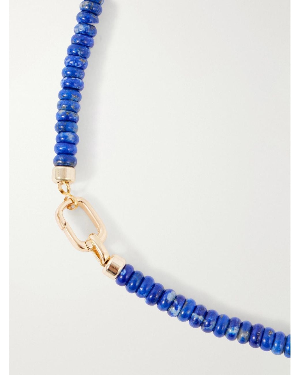 Joolz by Martha Calvo Blue Lapis Lazuli And Crystals Beaded Necklace