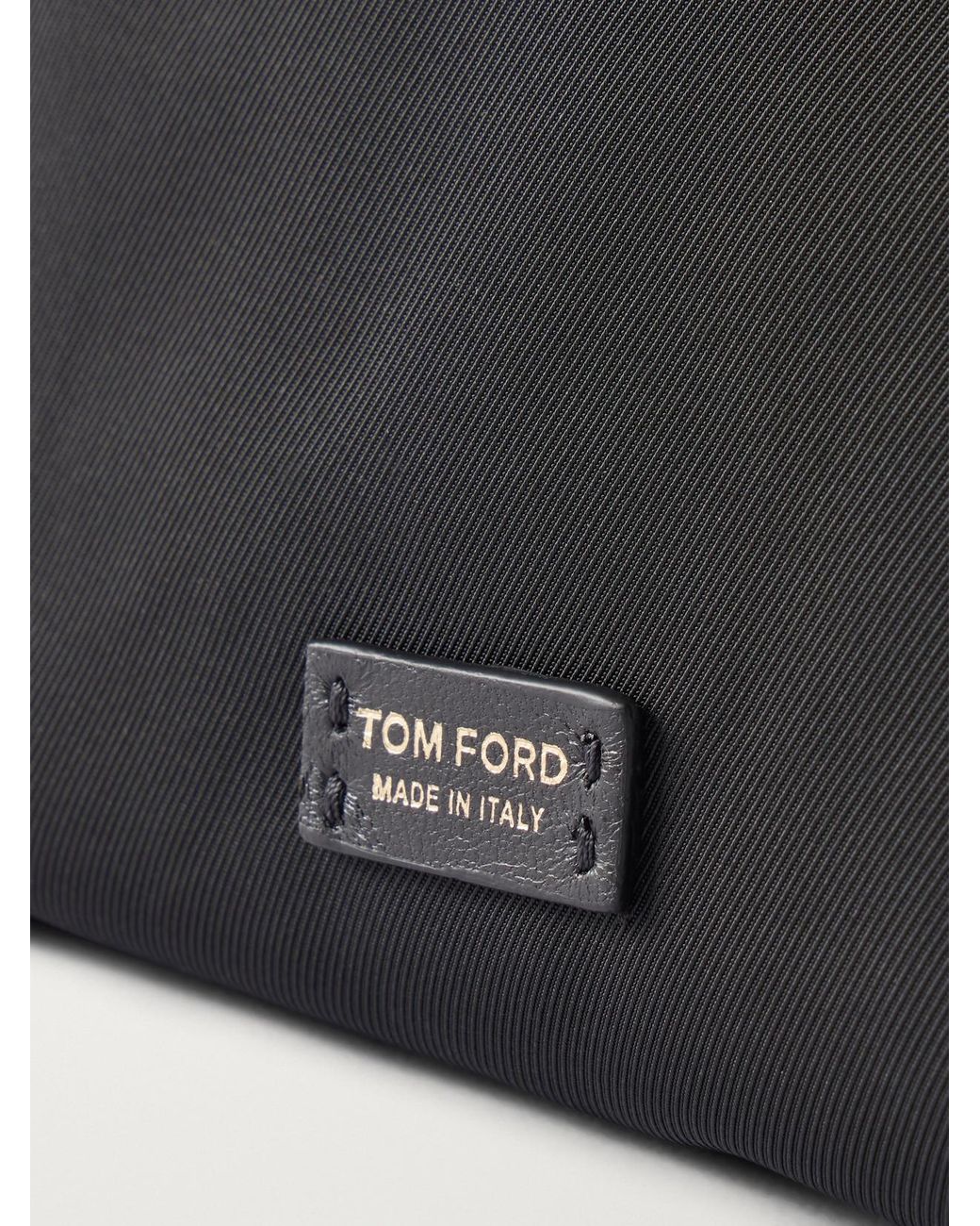 Tom Ford Black Twill Clutch