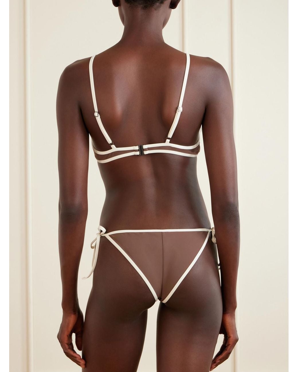 Brunello Cucinelli Natural Knotted Bikini Briefs