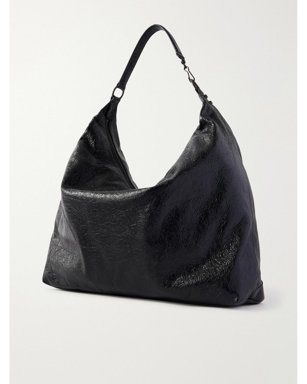 Balenciaga Black Le City Hobo Large Embellished Leather Shoulder Bag
