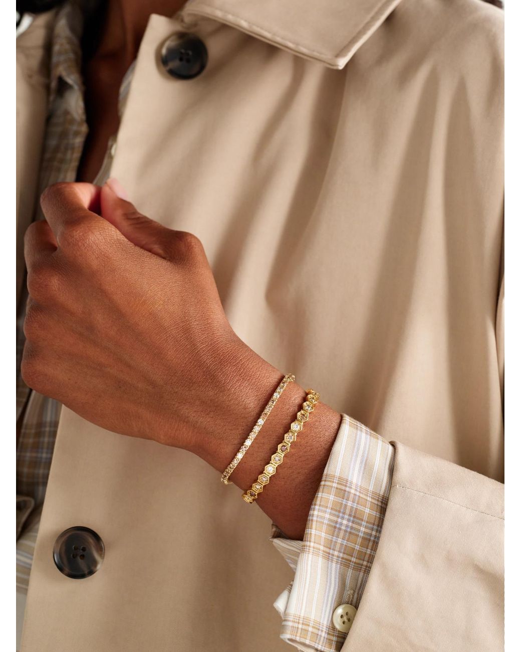 KOLOURS JEWELRY Natural 14-Karat Diamond Bracelet