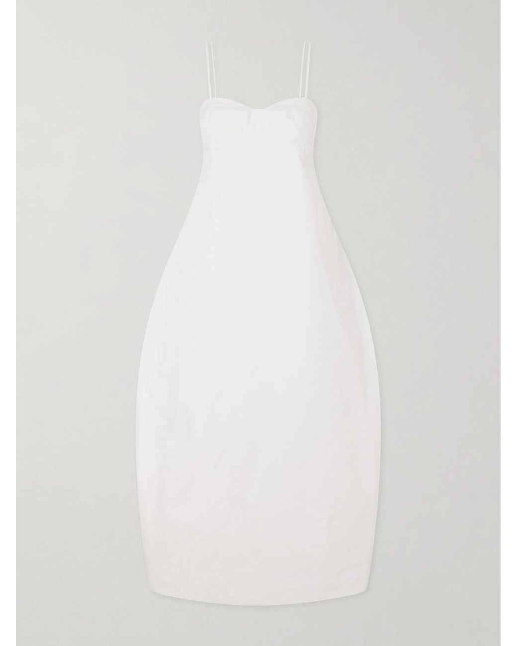 Rohe White Cotton Midi Dress