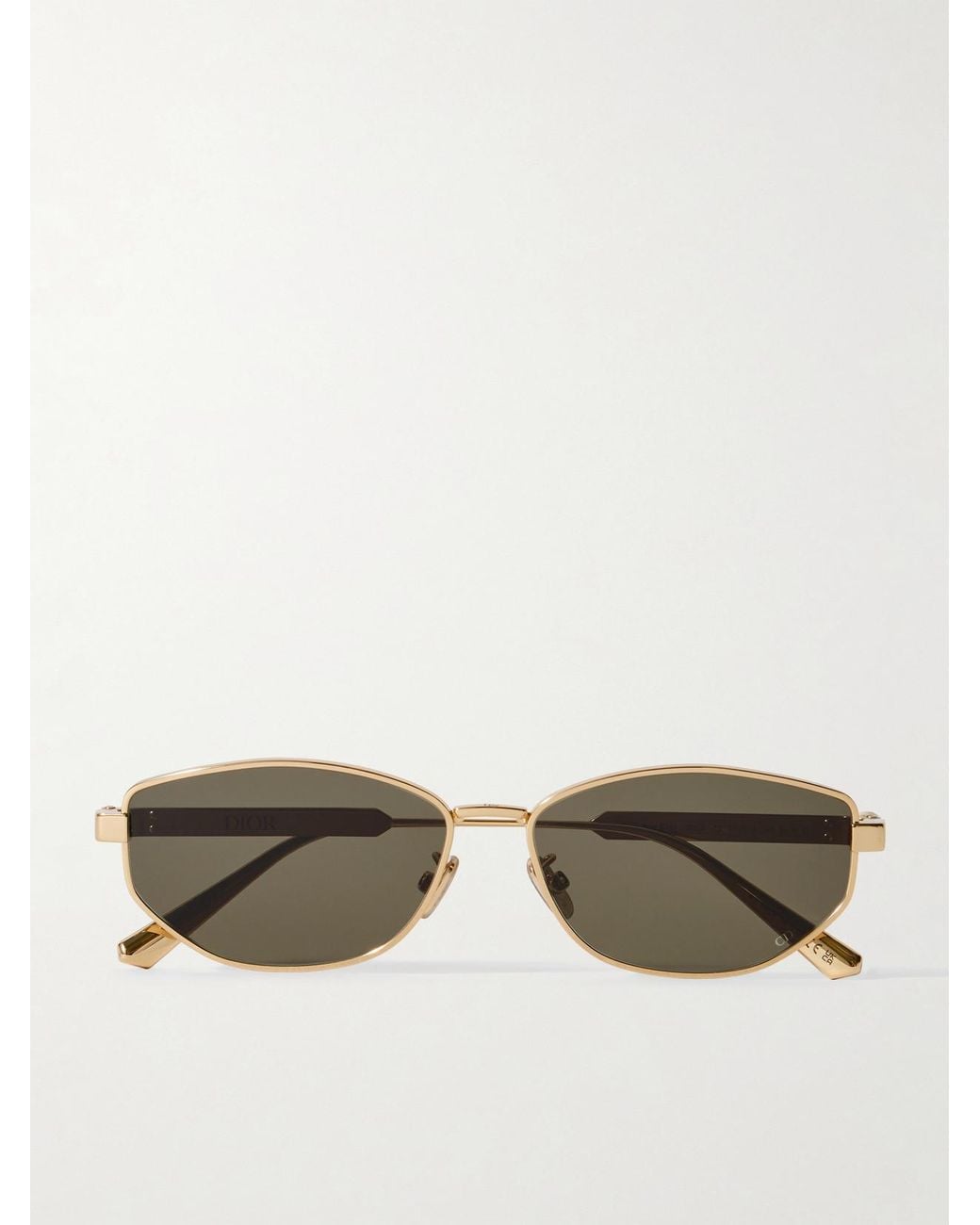 Dior Natural Diorcannage B1U Oval-Frame-Tone Sunglasses