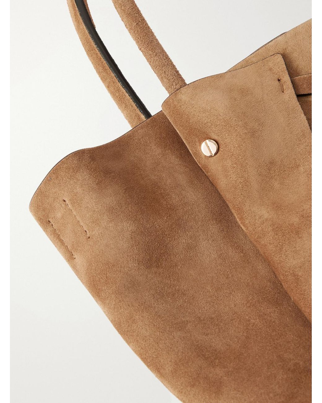 Gabriela Hearst Natural Marija Small Suede Tote