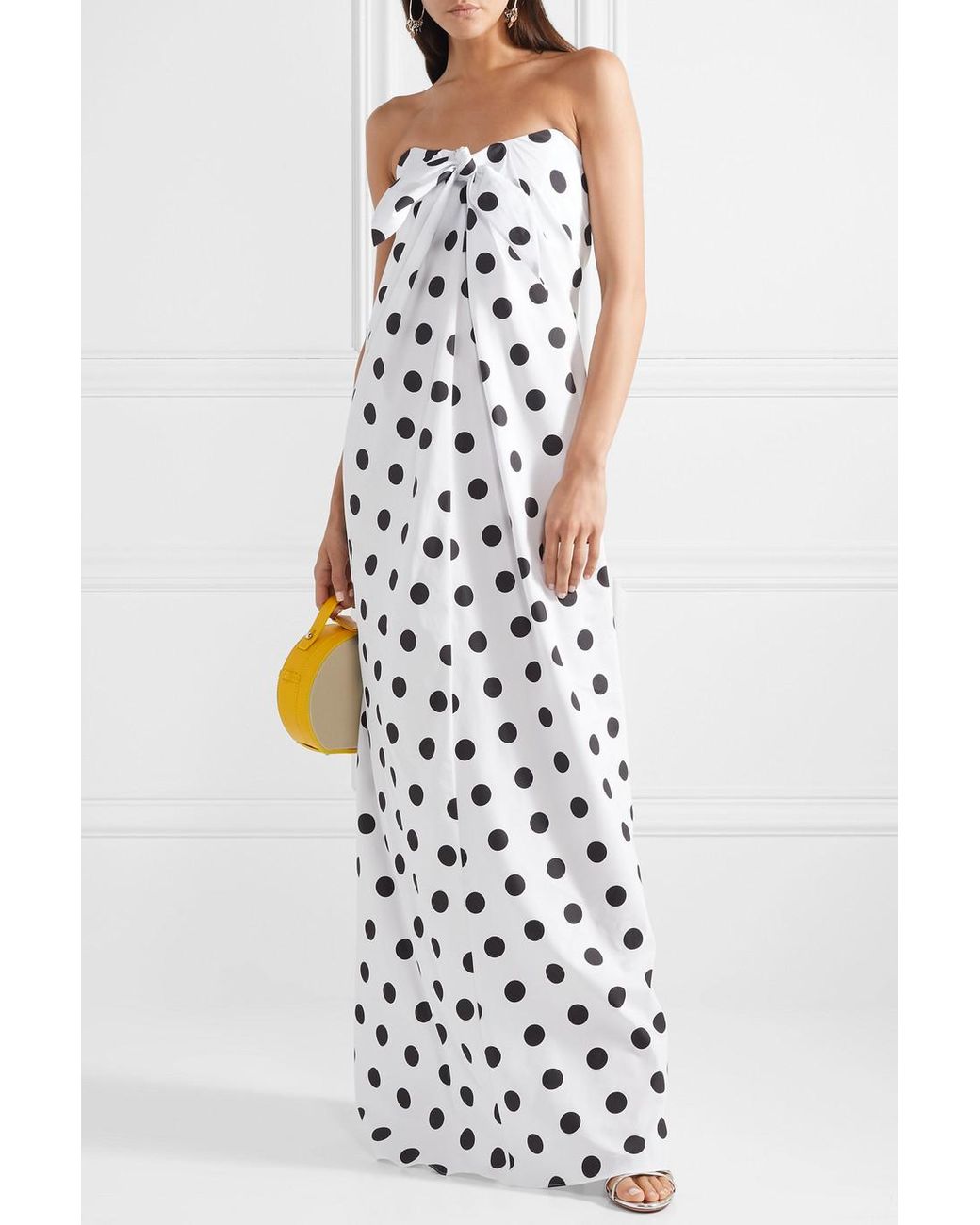 Caroline constas polka dot dress sale