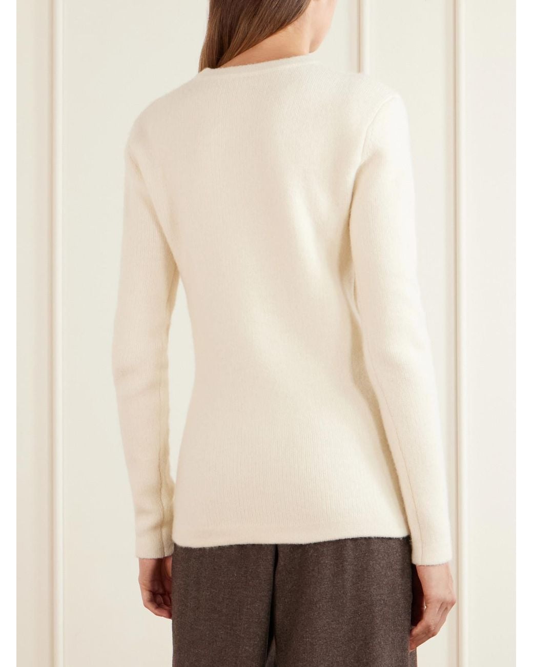 Totême  Natural Silk, Alpaca And Cashmere-Blend Sweater