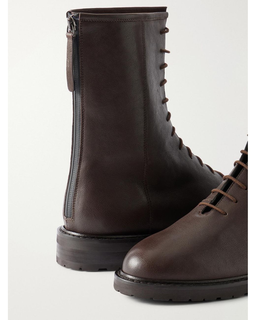 LEGRES Brown 08 Leather Ankle Boots