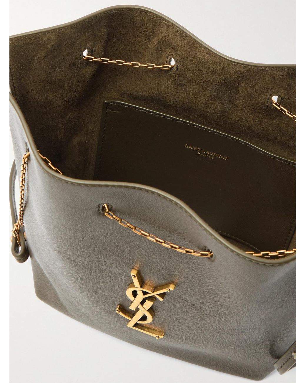 Saint Laurent Black Sintra Sport Leather Shoulder Bag