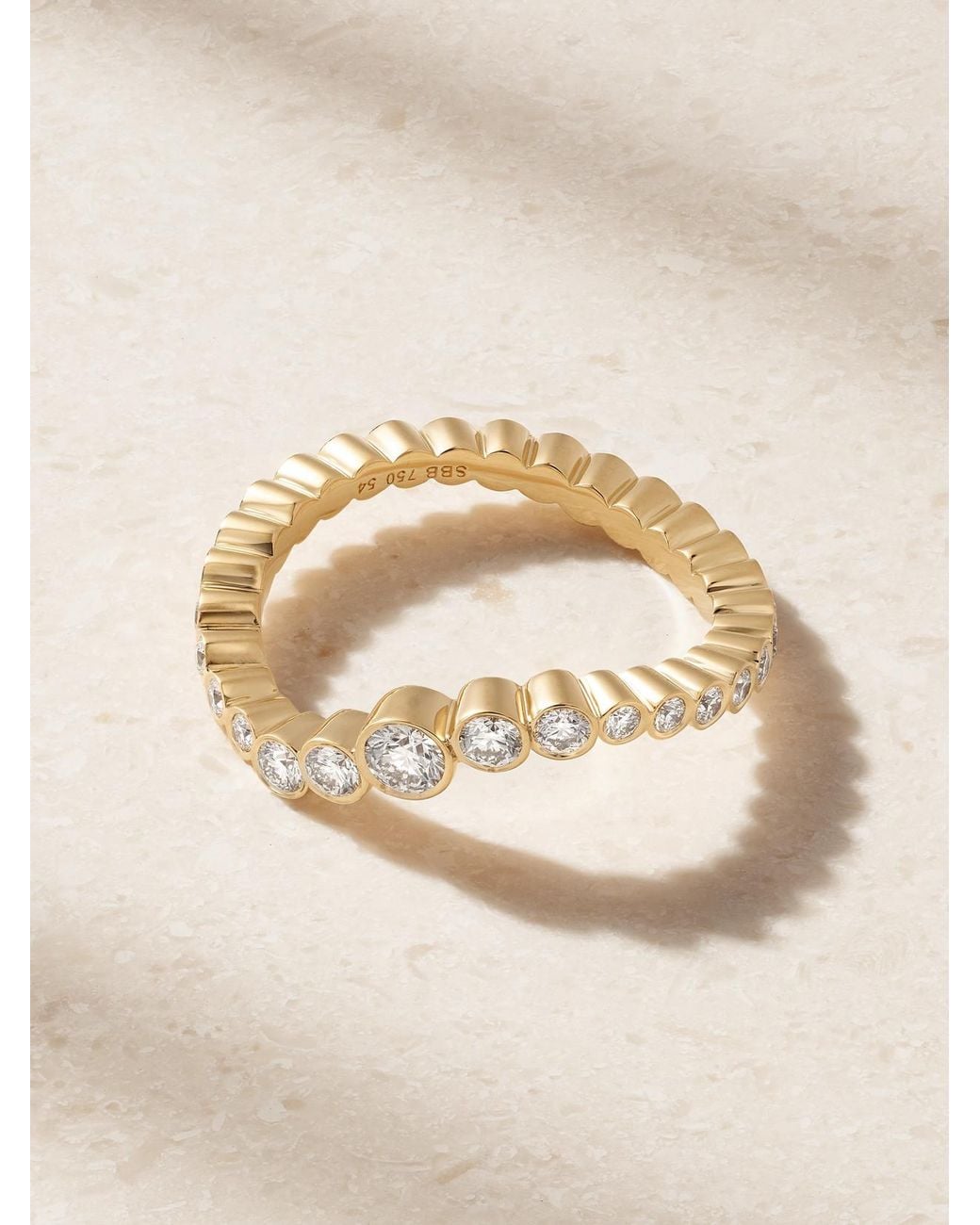 Sophie Bille Brahe Natural Sky Classic 18-Karat Recycled Diamond Ring