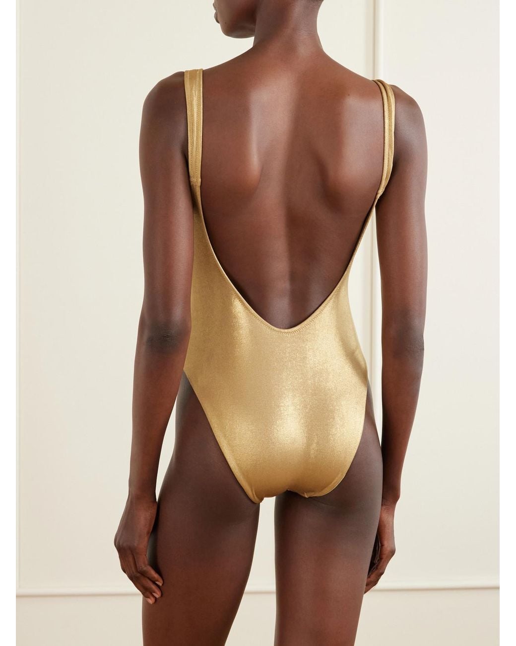 SARA CRISTINA White Embellished Swimsuit