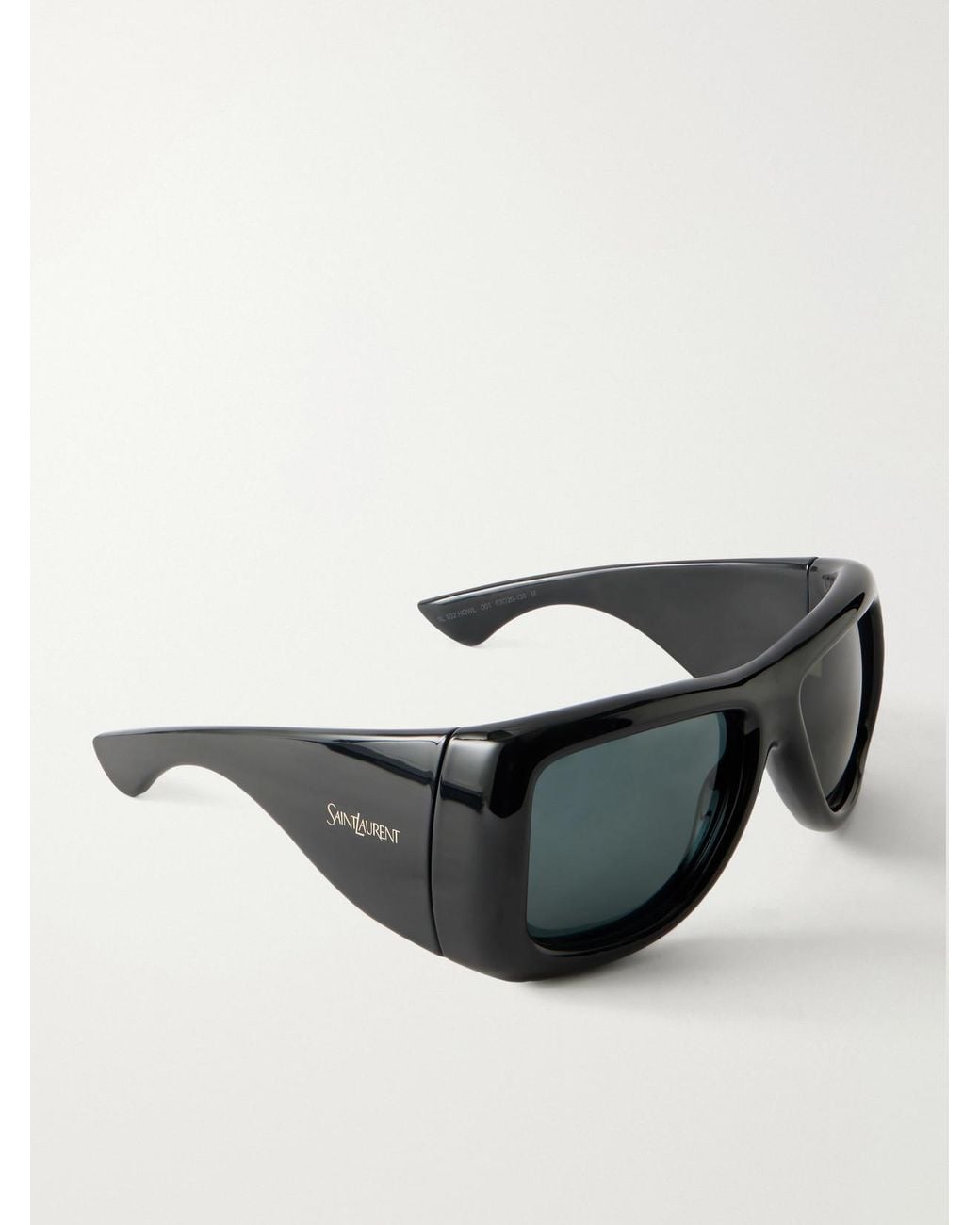 Saint Laurent Black Sl 902 Howl D-Frame Acetate Sunglasses