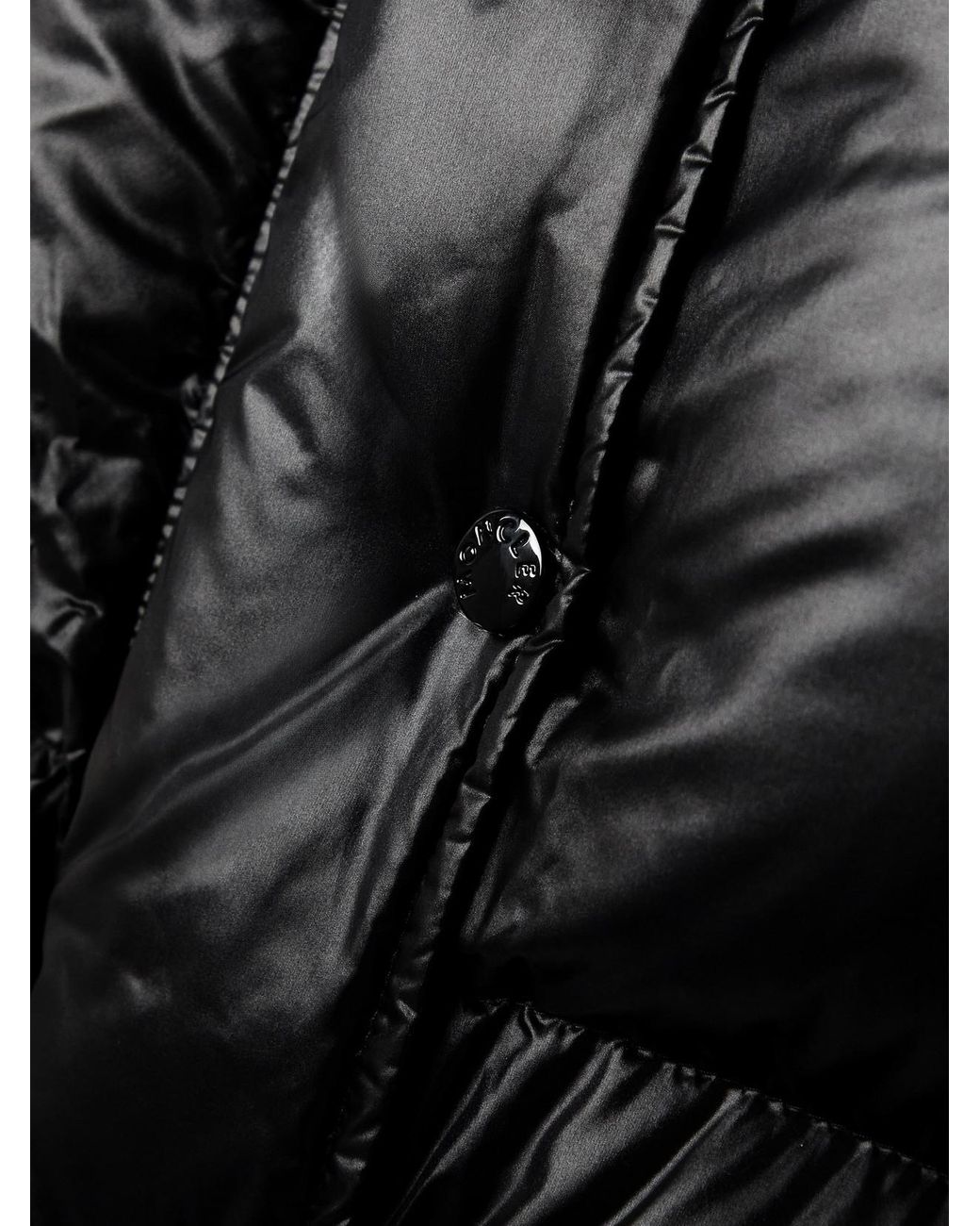Moncler Black Borey Hooded Padded Quilted Shell Down Jacket