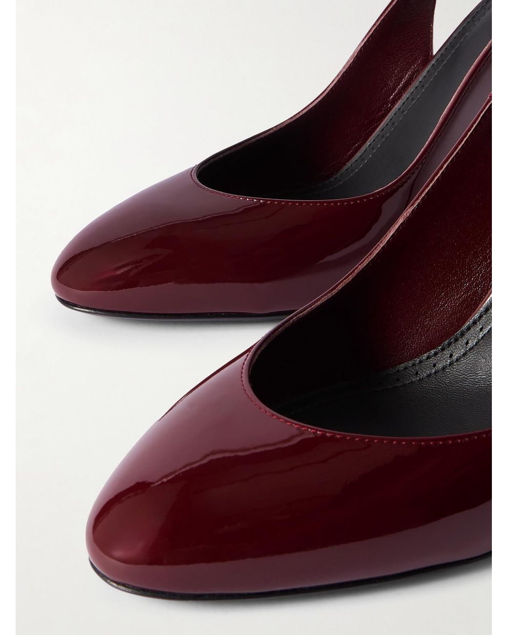 Alaïa Pink 90 Patent-Leather Pumps