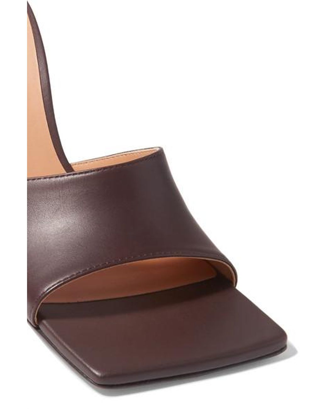 bottega veneta leather mules