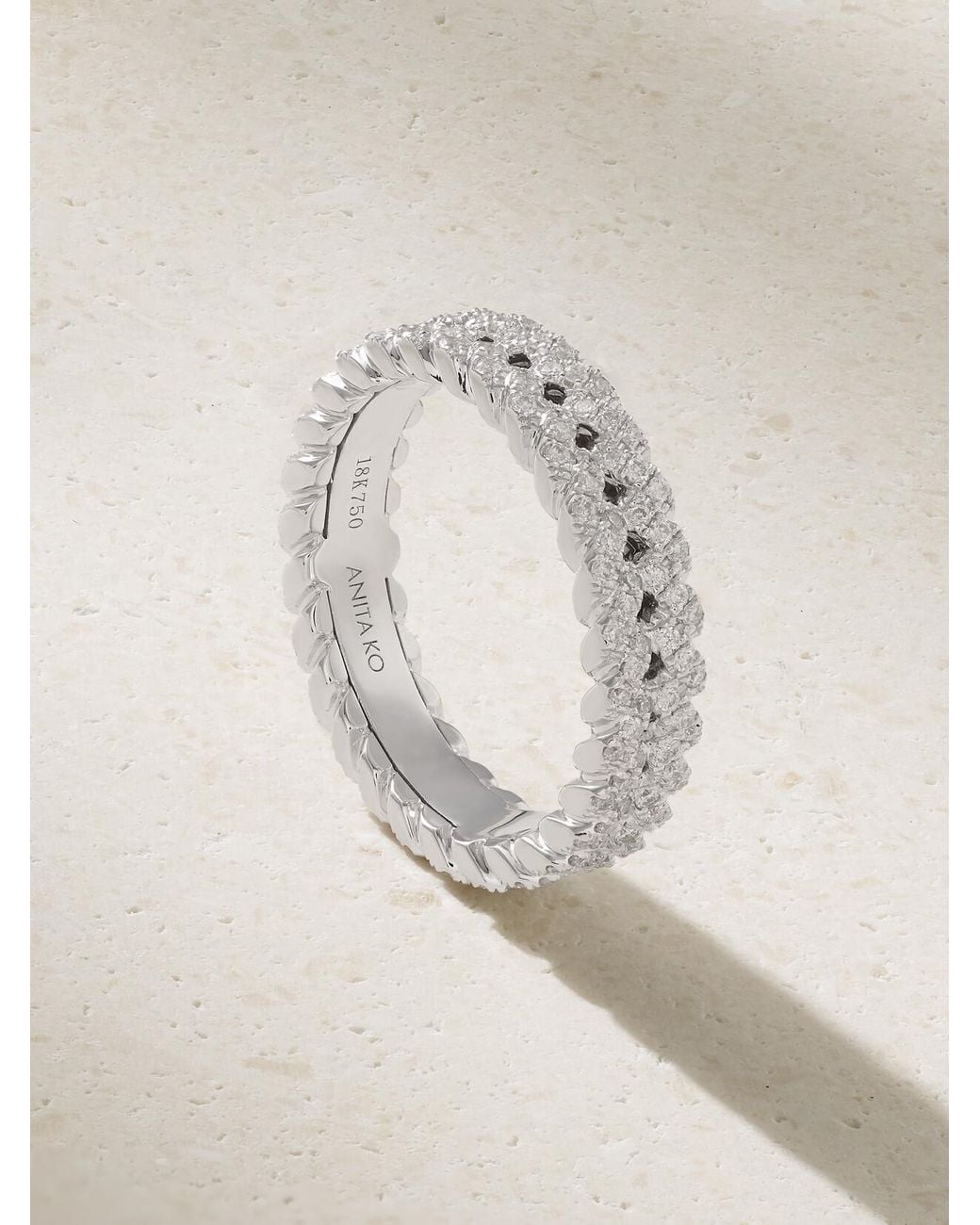Anita Ko Natural 18-Karat Diamond Ring
