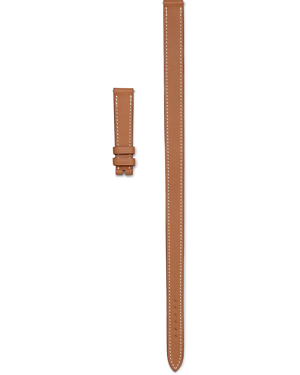 Herm s Cape Cod Double Tour 23mm Leather Watch Strap in Metallic