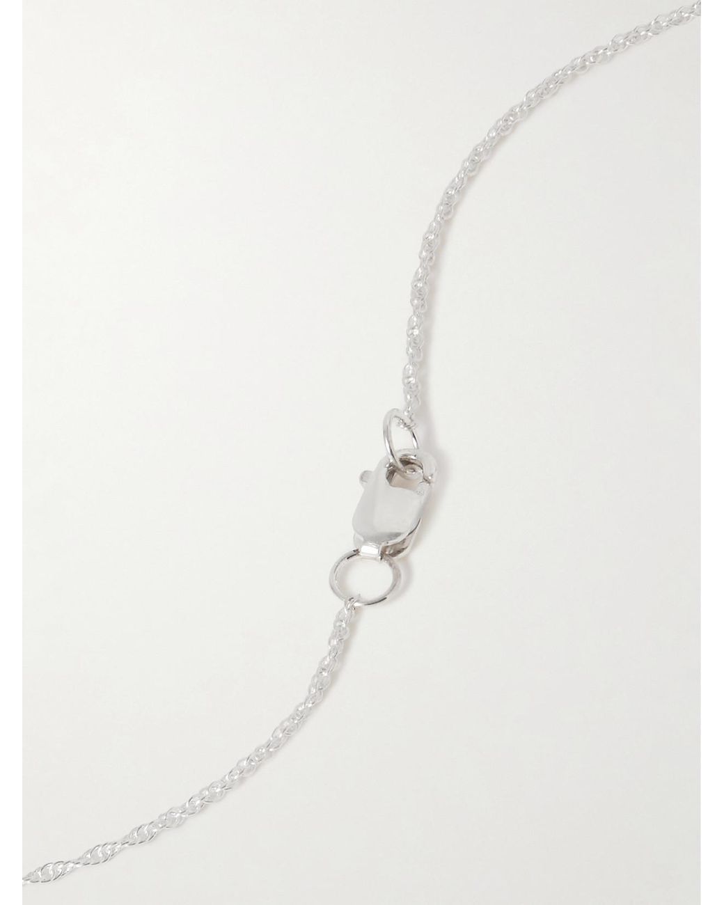 Sophie Buhai White Tiny Egg Necklace