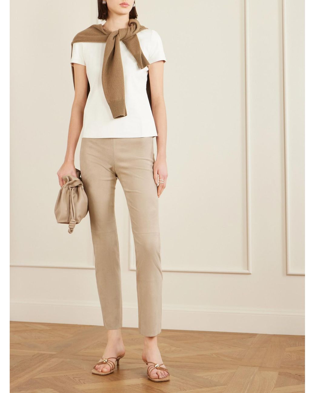 Stouls Natural Jacky Suede Leggings