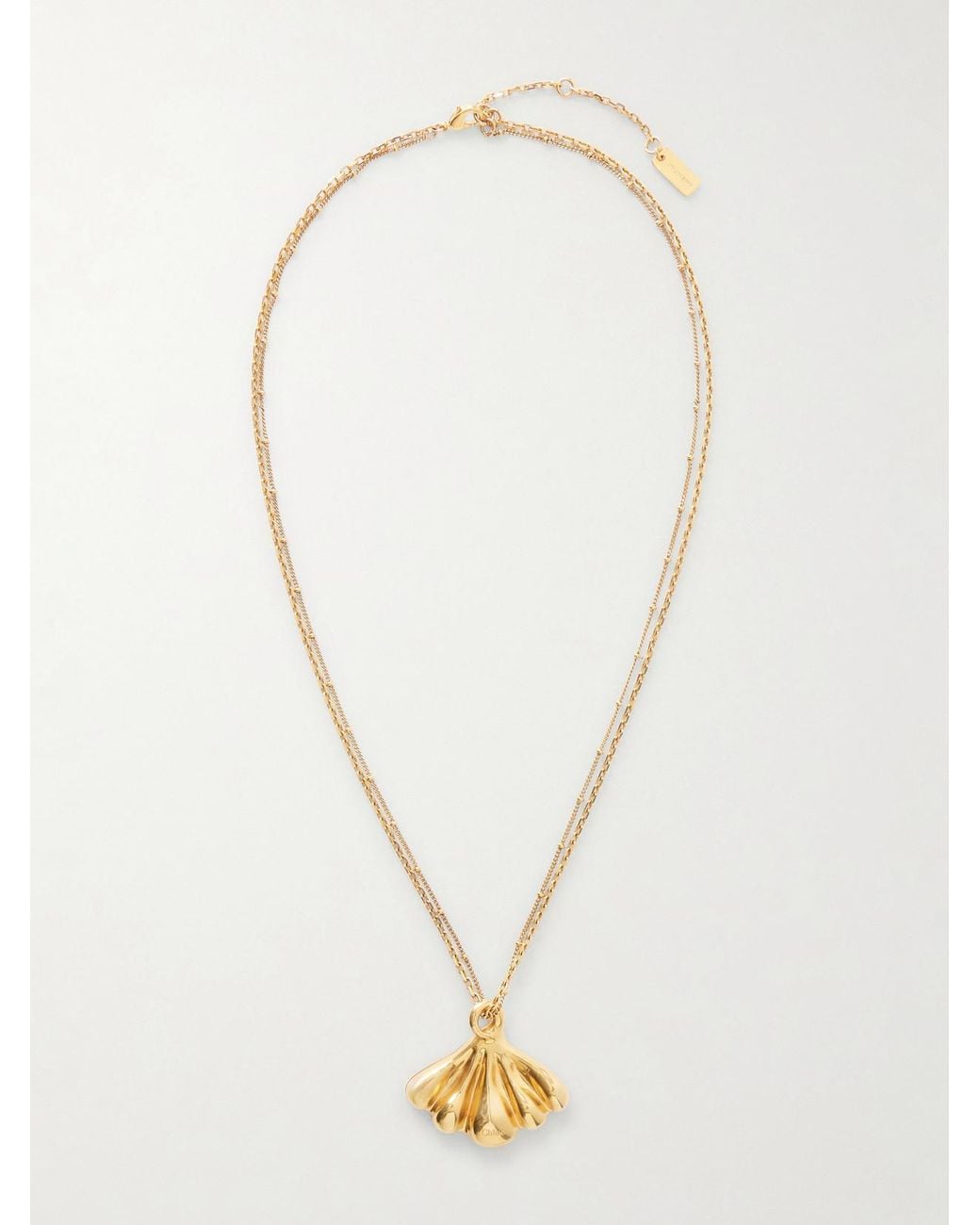 Chloé White Tone Necklace