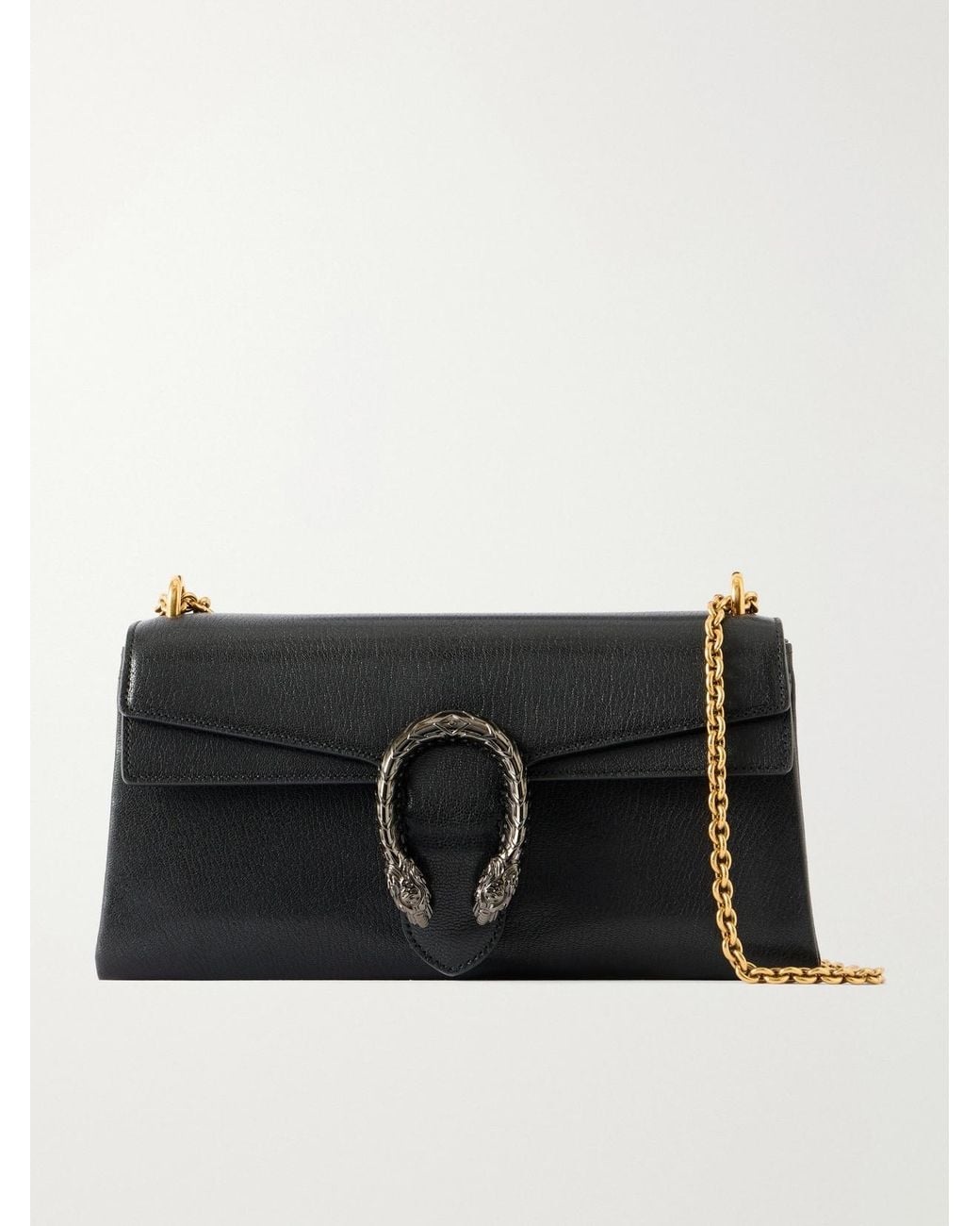 Gucci Black Dionysus Leather Shoulder Bag