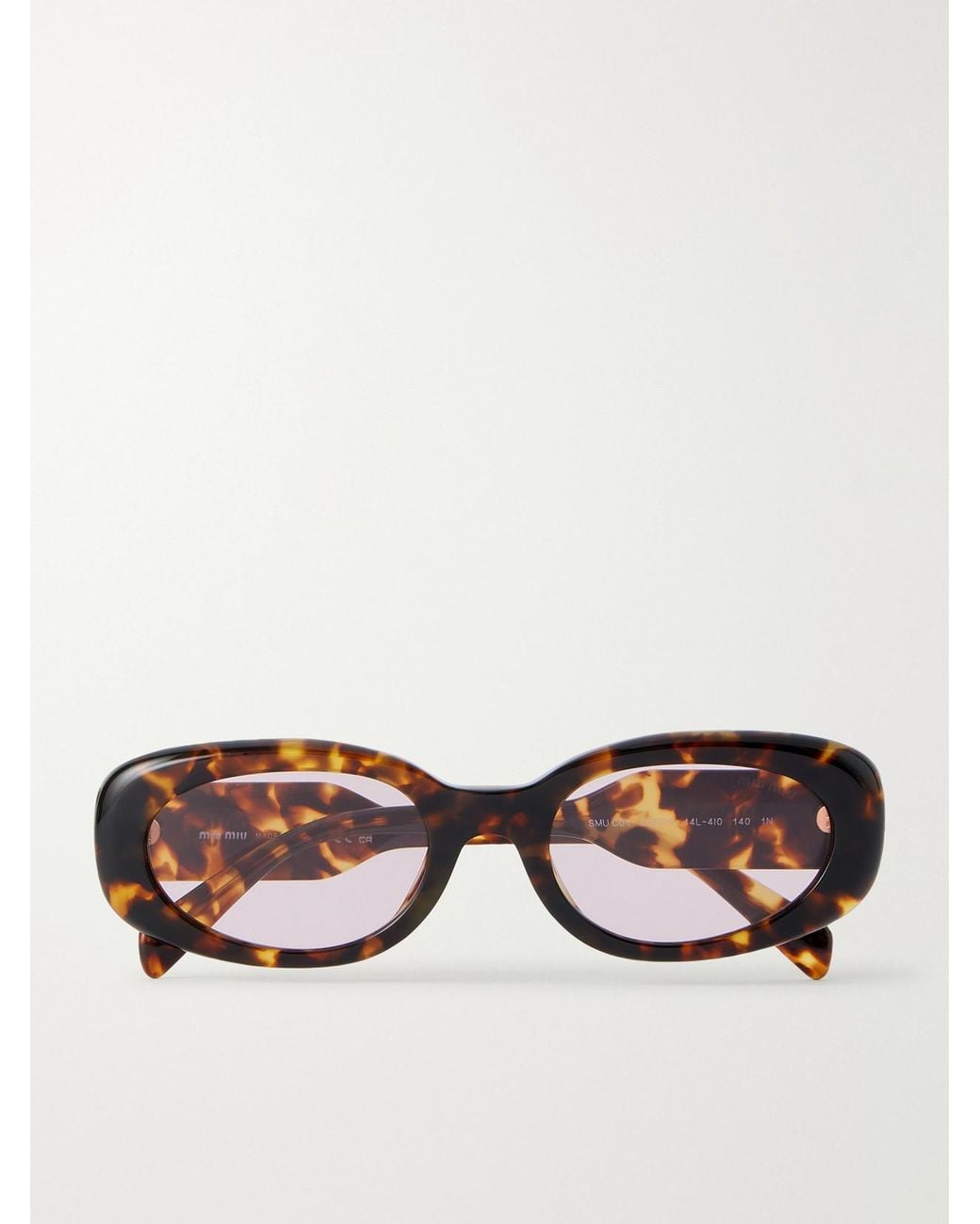 Miu Miu Multicolor Round-Frame Acetate Sunglasses