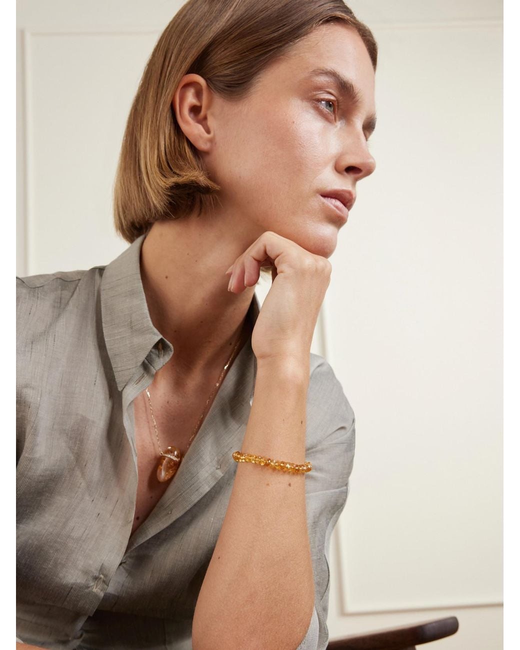 JIA JIA Metallic Oracle 14-Karat Citrine Bracelet
