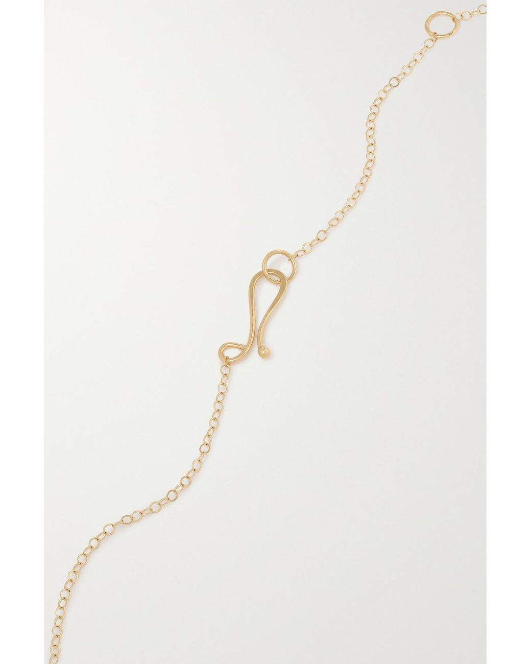 Melissa Joy Manning White 14-Karat Recycled Multi-Stone Necklace