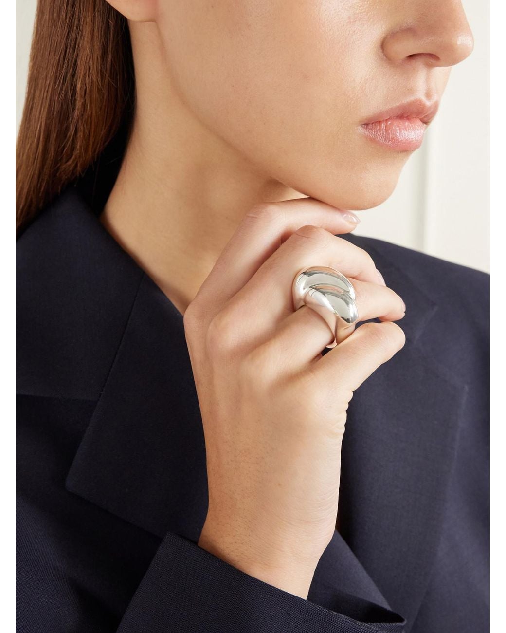 Camille Surault White Dowdow Sterling Ring