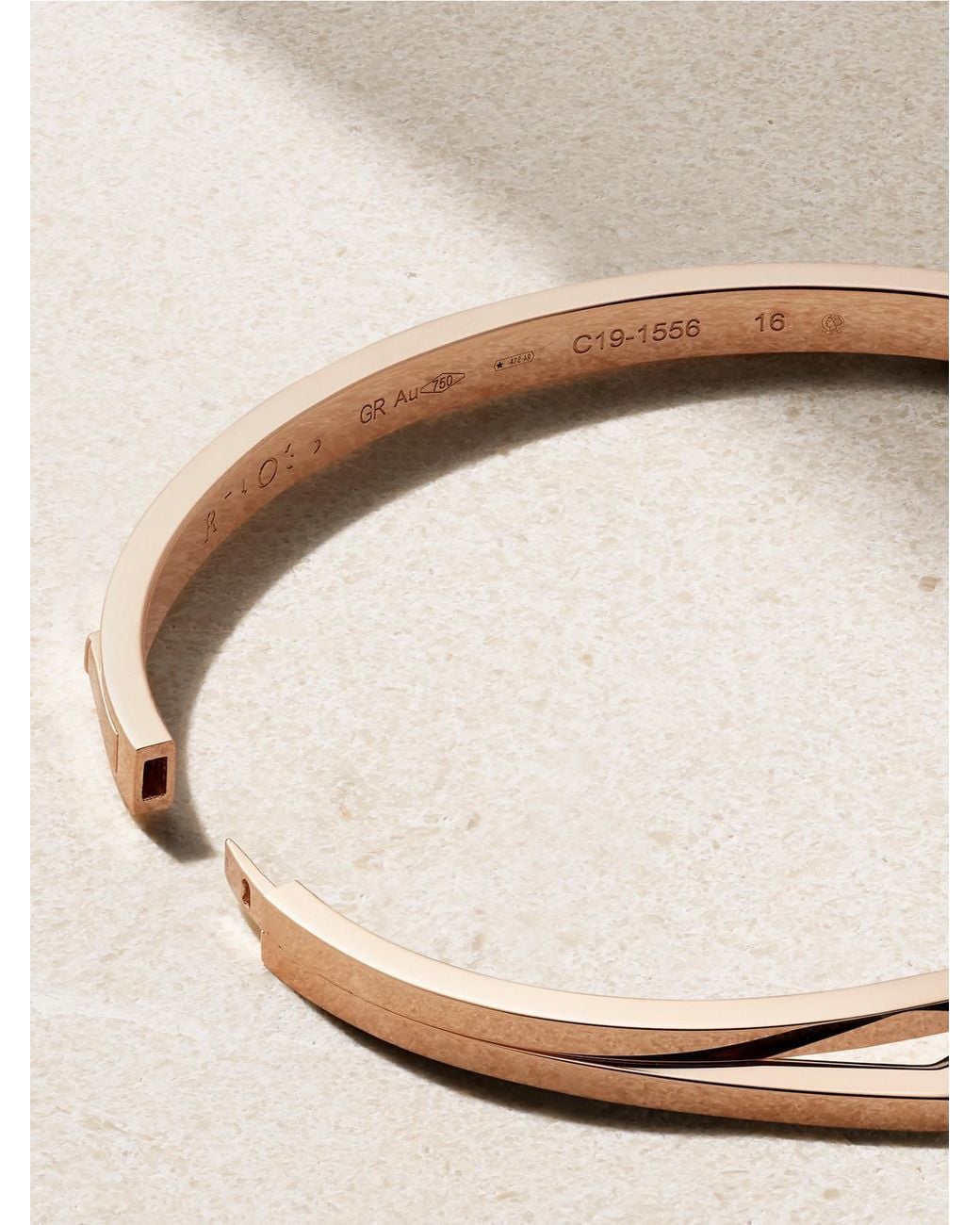 Repossi Natural Antifer 18-Karat Rose Bracelet