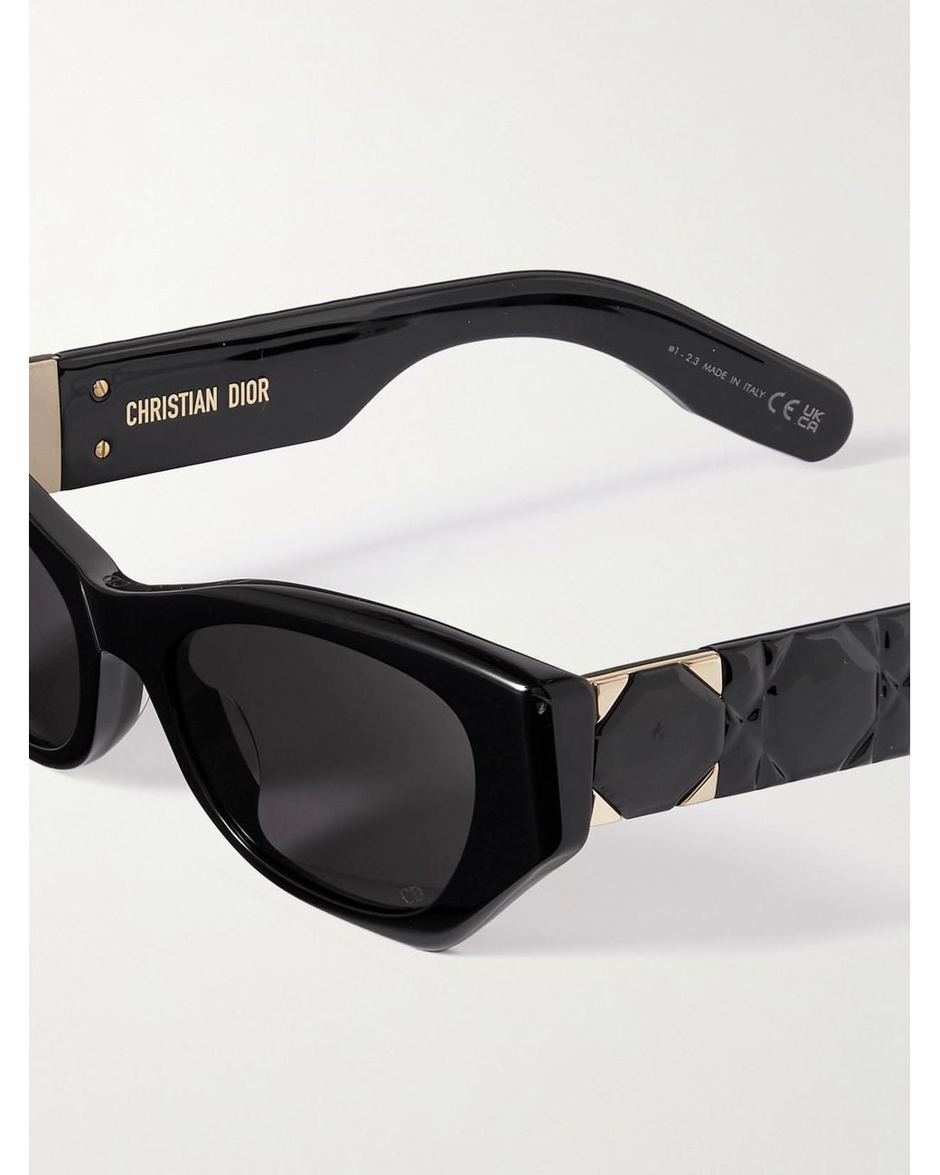Dior Black Lady 95.22 B1I Cat-Eye Acetate Sunglasses