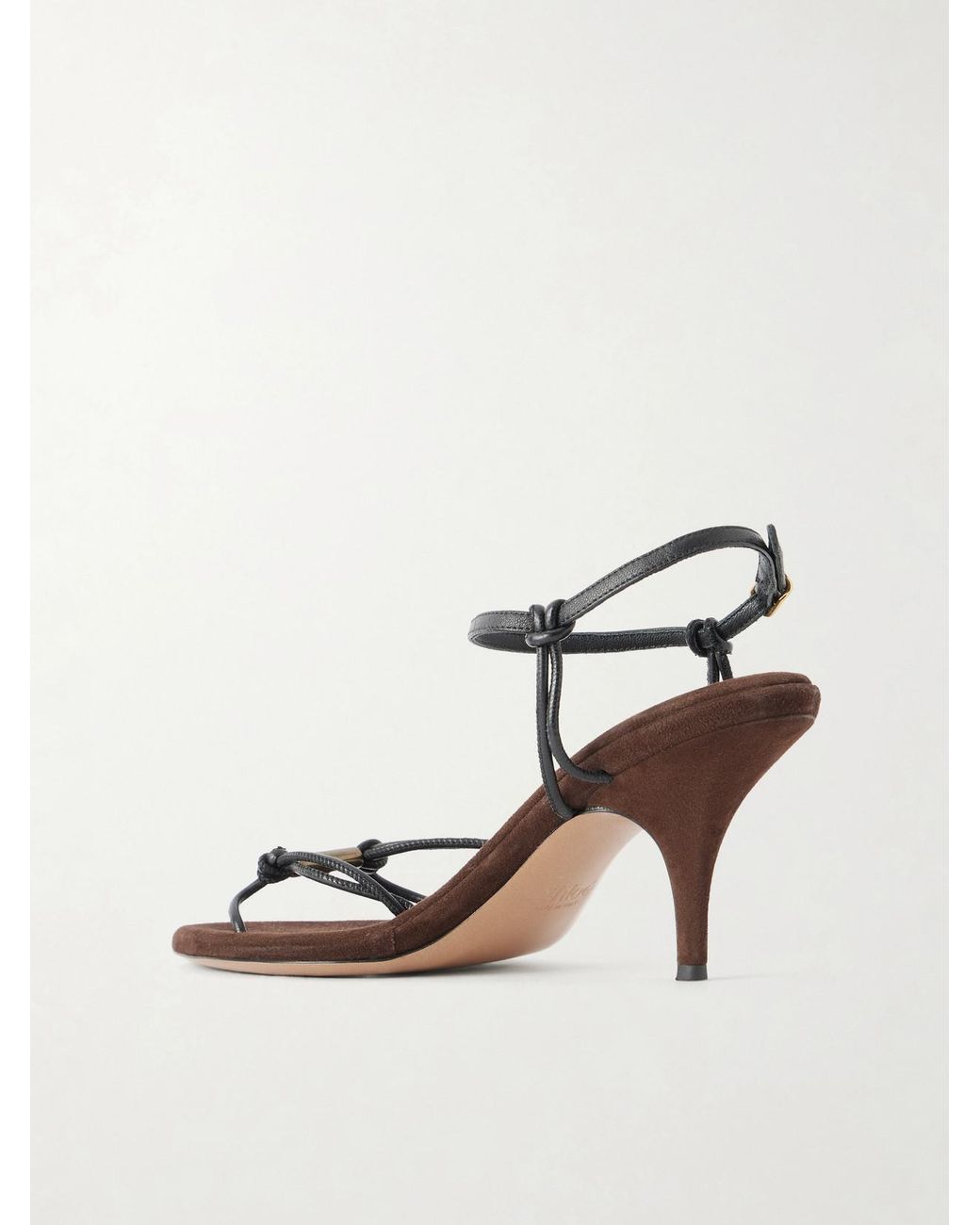 Chloé Black Matilda Leather Sandals