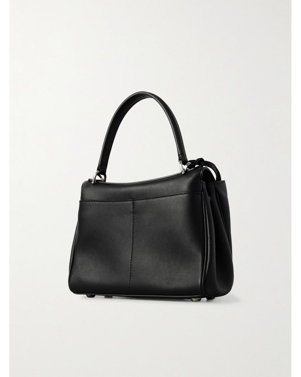 Balenciaga Black Rodeo Mini Leather Top Handle Bag