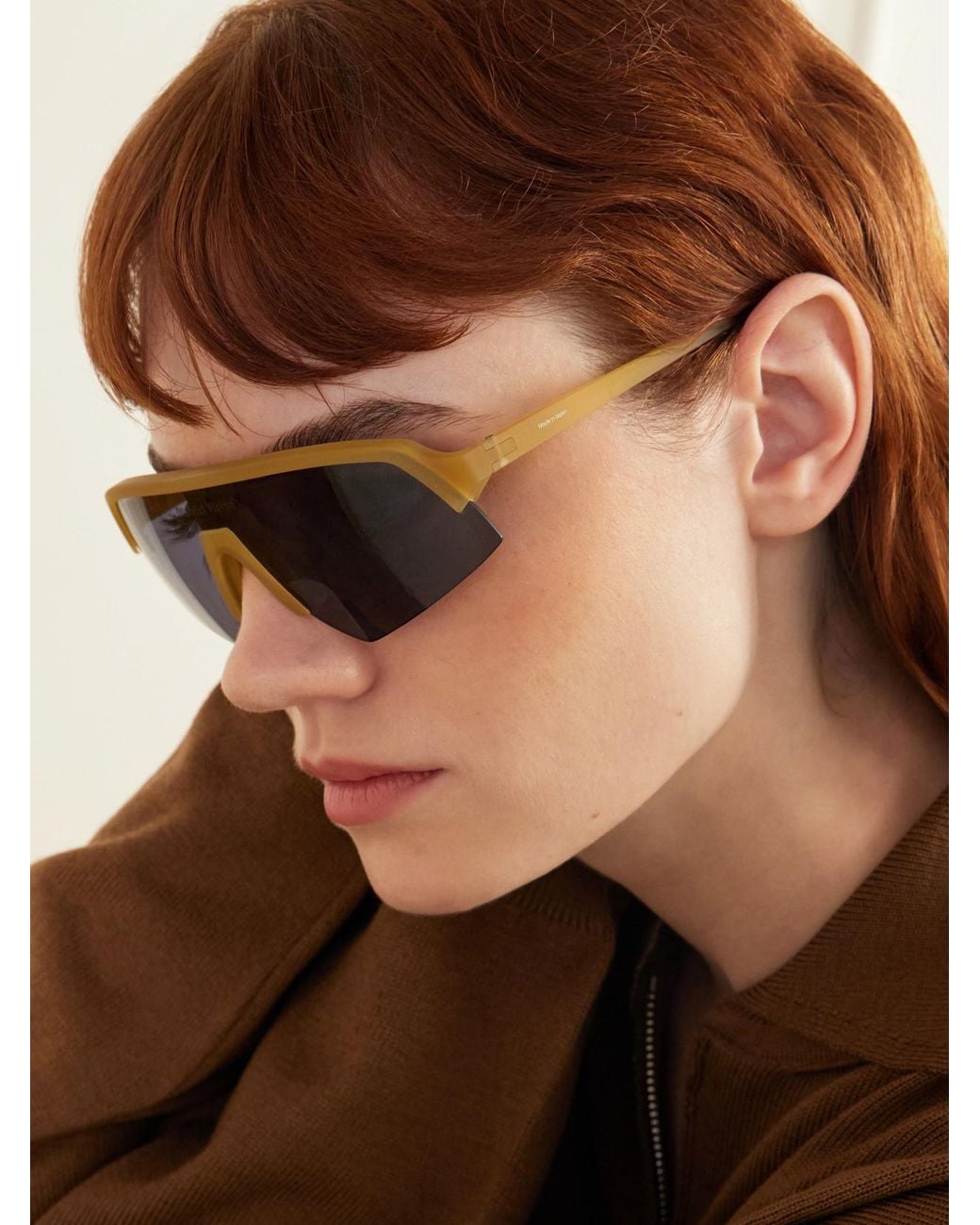 District Vision Blue Choji Turbo Blade D-Frame Injected Sunglasses